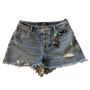 Hollister denim ultra high-rise 3'' mom short